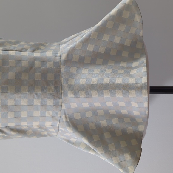 NWOT Stine Goya Sharon Sleeveless Checked Peplum Blouse - Picture 6 of 15